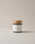 Purifying mask jar with wood cap, labeled Natalic Organics