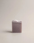 Lavender bar soap, square shape, textured lavender surface
